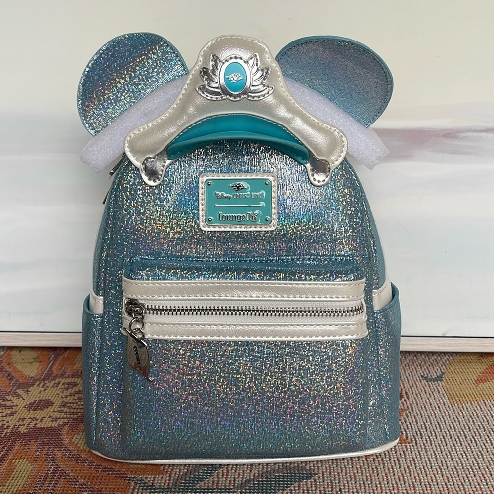 Disney Cruise Line Loungefly Mini Backpack - 25th Anniversary - Shimmering Seas